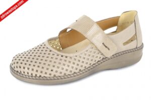 Axel 1879 BEŻ WOSK EGZOTICO sandały damskie