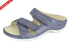 Berkemann 01023-065 BLAU klapki damskie