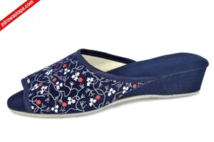 Rembut REMBUT niskie GRANAT jarz kapcie damskie