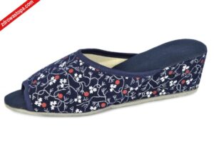 Rembut REMBUT wysokie GRANAT jarz kapcie damskie