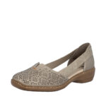Rieker 41351-90 SILBER PLATIN półbuty damskie
