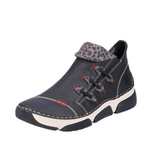 Rieker 45983-00 SCHWARZ botki damskie