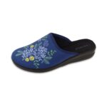 Befado 551D010 GRANATOWY klapki damskie