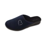 Befado 551D014 GRANATOWY klapki damskie