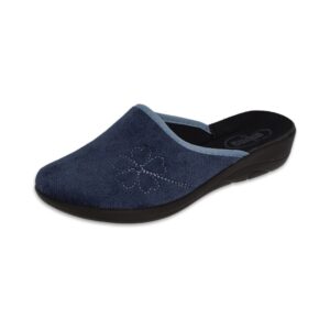 Befado 552D022 NIEBIESKI klapki damskie