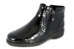 Caprice 25460-45 014 BLACK CROCO botki damskie