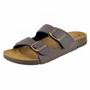 Inblu CM-028-043 CIEMNY BRĄZ klapki męskie