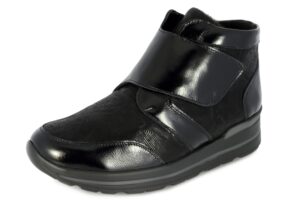 Waldlaufer 807802 301 001 SCHWARZ botki damskie