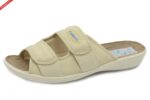 Adanex 17660 BEŻOWE klapki damskie