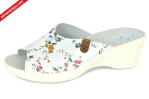 Adanex 24918 BIAŁE klapki damskie