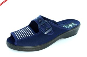 Adanex 109/2DD-34 GRANATOWE klapki damskie