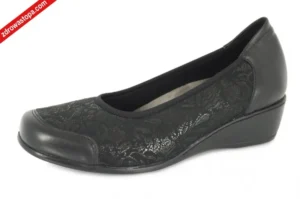 Axel 1753 CZARNY baleriny damskie