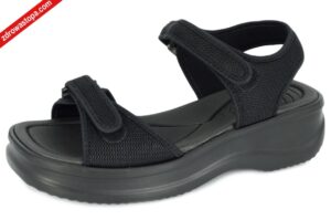 Azaleia 18451 BLACK sandały damskie