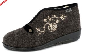 Befado 031D027 BRĄZOWE kapcie damskie