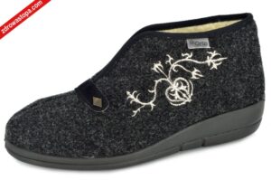 Befado 031D028 SZARE kapcie damskie