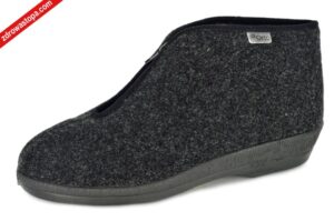 Befado 041D052 SZARE FILC kapcie damskie