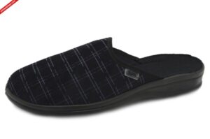 Befado 089M408 CZARNE W KRATE klapki męskie