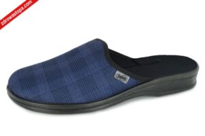 Befado 089M414 GRANATOWE W KRATE klapki męskie