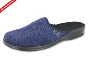 Befado 089M421 GRANATOWE klapki męskie