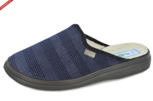 Befado 125M010 GRANATOWY W KRATE klapki męskie