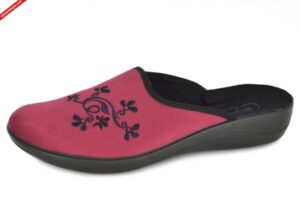 Befado 552D004 BORDO klapki damskie