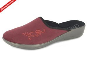 Befado 552D018 BORDO klapki damskie