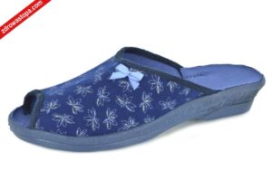 Befado 581D196 GRANATOWE klapki damskie