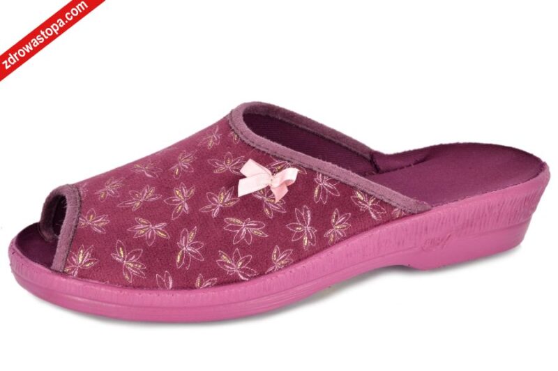 befado 581d197 klapki bio bordowe 4