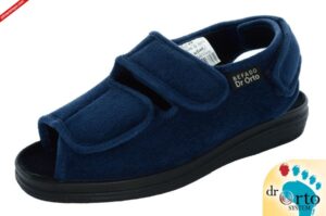 Befado 676D003 GRANATOWE sandały damskie