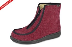 Befado 996D005 BORDOWE FILC kapcie damskie