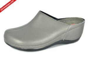 Berkemann 01753-607 METALLGRAU klapki damskie