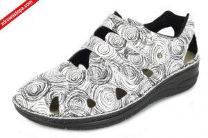 Berkemann 03100-096 SCHWARZ WEISS sandały damskie