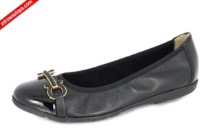 Caprice 22172-20 026 BLACK NAPPA baleriny damskie