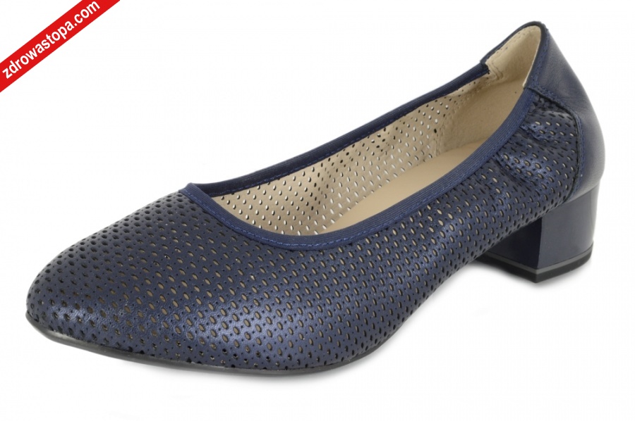 Caprice 22501-42 807 NAVY PERLATO czółenka damskie 1 Caprice 22501-42 807 NAVY PERLATO czółenka damskie