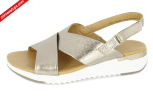 Caprice 28702-20 341 TAUPE METALLIC sandały damskie