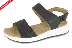 Caprice 28718-28 019 BLACK KOMB sandały damskie