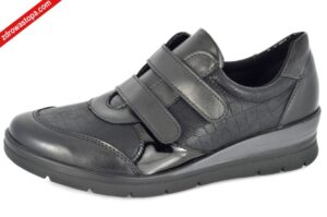 Comfortabel 940097-01 SCHWARZ półbuty damskie