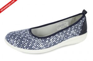 Comfortabel 940448-05 BLAU baleriny damskie