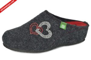 Brinkmann 330001-09 ANTHRAZIT kapcie damskie