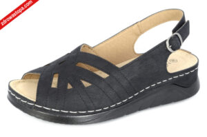 Dr.Jan MD-25-45 CZARNY sandały damskie