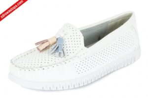 Evento 23PB08-5372 WHITE półbuty damskie