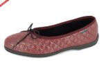 Fargeot BABOUCHKA BORDEAUX baleriny damskie