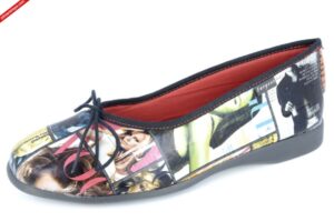 Fargeot BIRIBI ROUGE baleriny damskie