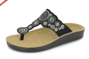 Grunland CI2867-70 NERO klapki damskie