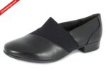 Jana 24269-42 001 BLACK półbuty damskie