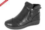 Jana 26461-29 001 BLACK botki damskie