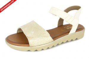 Jana 28265-42 196 WHITE GOLD sandały damskie
