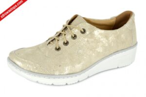 Łukbut 15330-707 ZŁOTY półbuty damskie