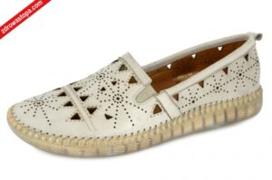 Manitu 840073-08 BEIGE półbuty damskie