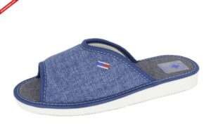 Pami DOG 097 NIEBIESKIE kapcie damskie